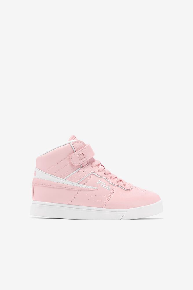 Fila Vulc 13 Top Block Trainers Pink/White - Kids - 61258CZWS